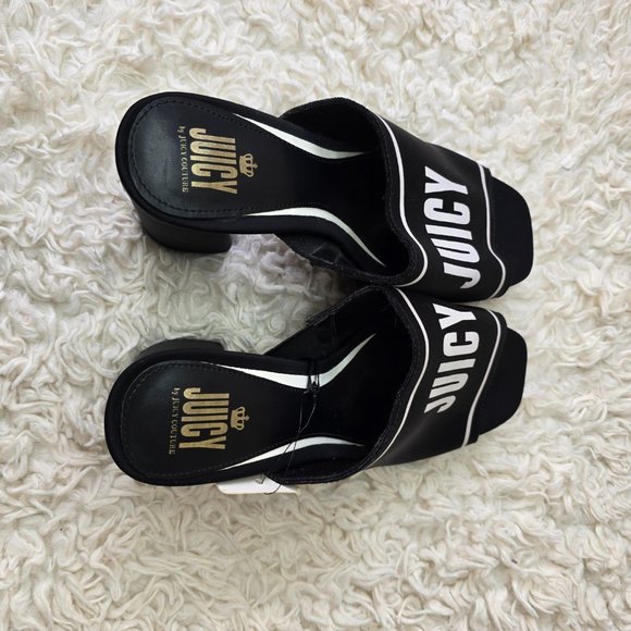 NWT Juicy By Juicy Couture J Girly Open Toe Slides, Size 8.5 - Picture 5 of 9